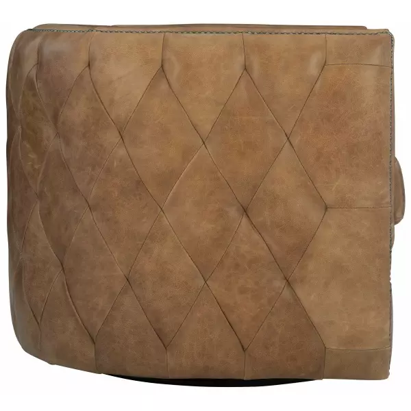 212slco Bernhardt Palazzo Leather Swivel Chair 3