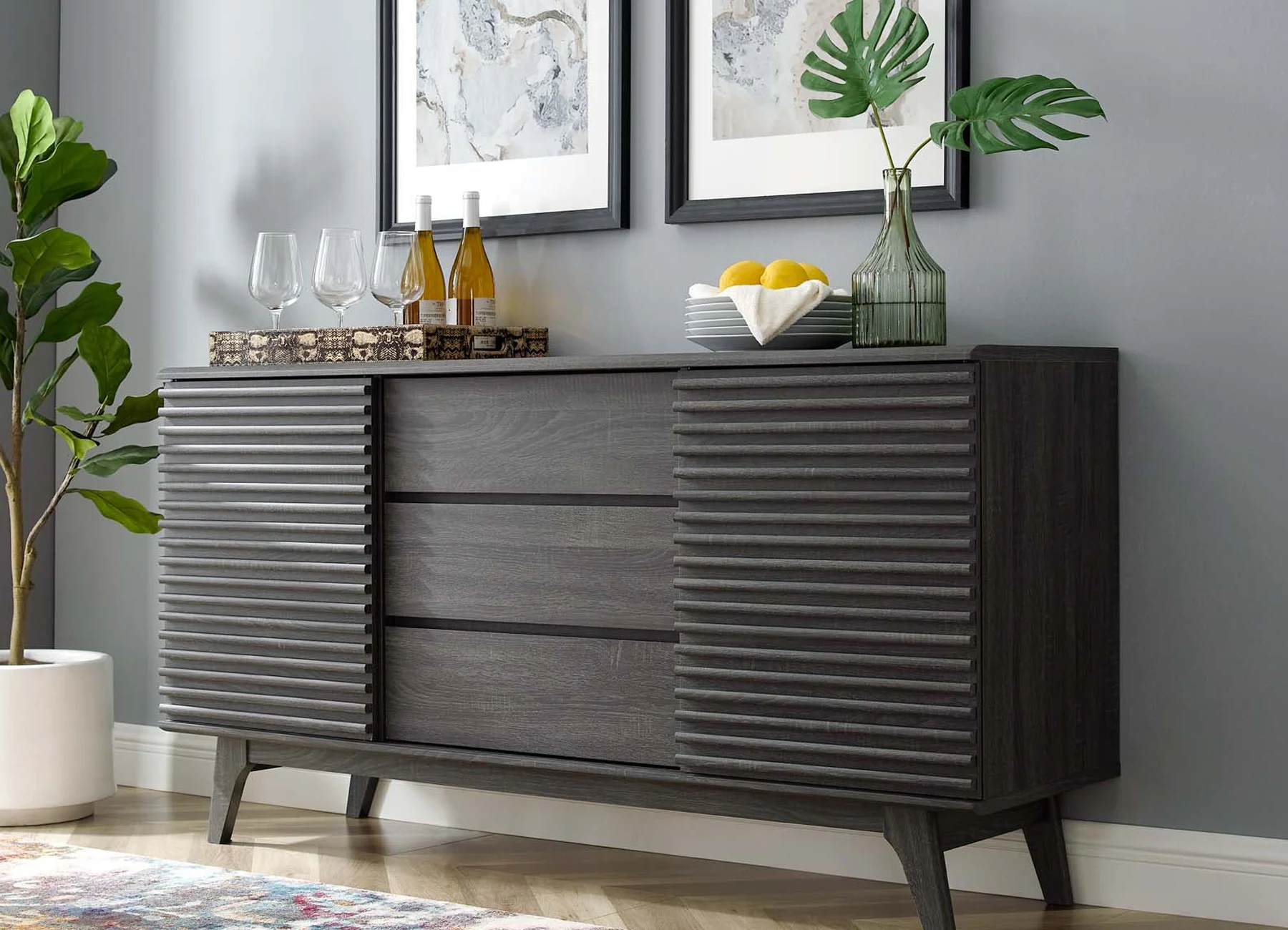 Render Mid Century Modern Furniture