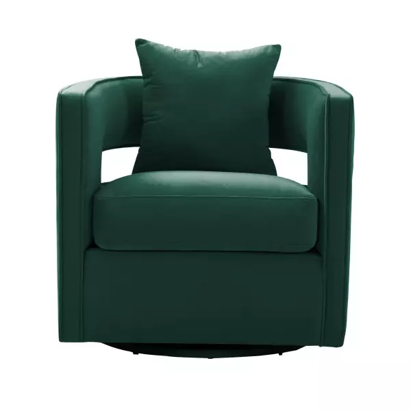 Tov S44126 Kennedy Forest Green Swivel Chair 2