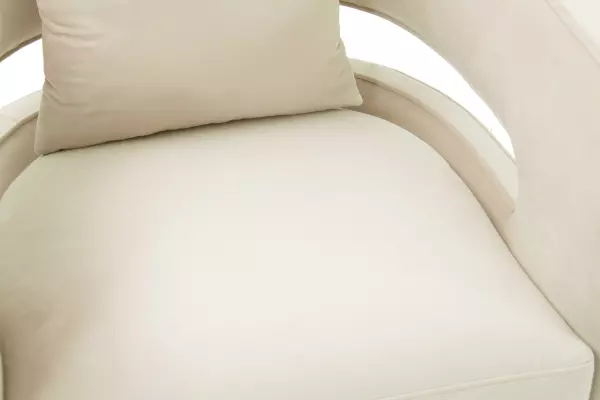 Tov S44127 Kennedy Cream Swivel Chair 4