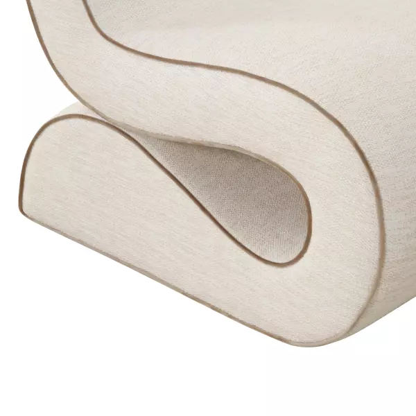 Tov S68811 Senna Cream Basketweave Accent Chair 3