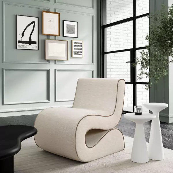 TOV-S68811 Senna Cream Basketweave Accent Chair