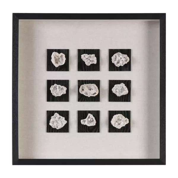 04080 Uttermost Geode Linen Shadow Box